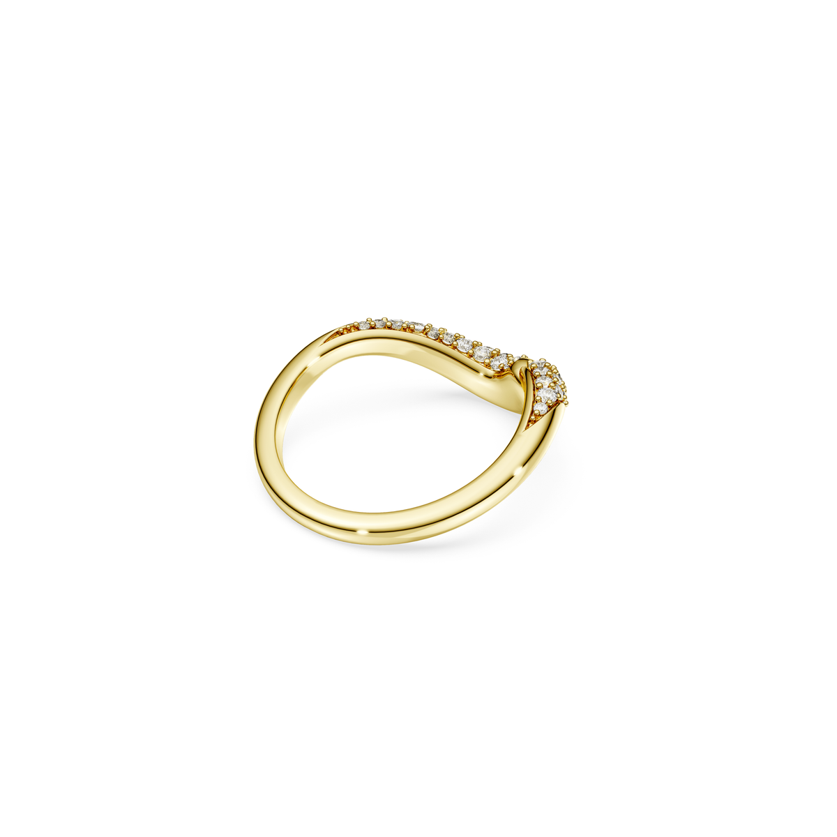 Swarovski Bague ouverte Classica Blanc 5746355