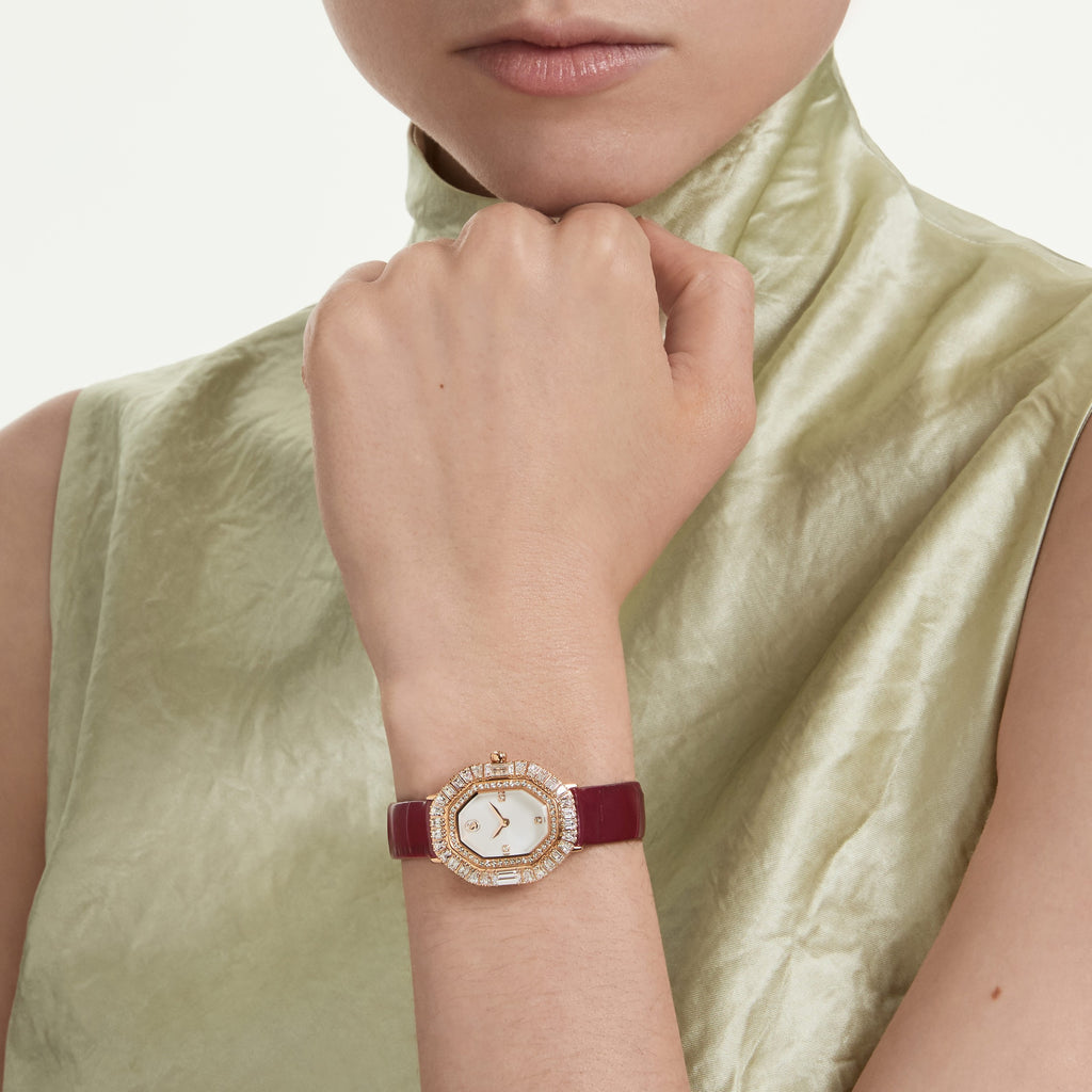 Swarovski Montre Matrix octagon Rouge 5746375