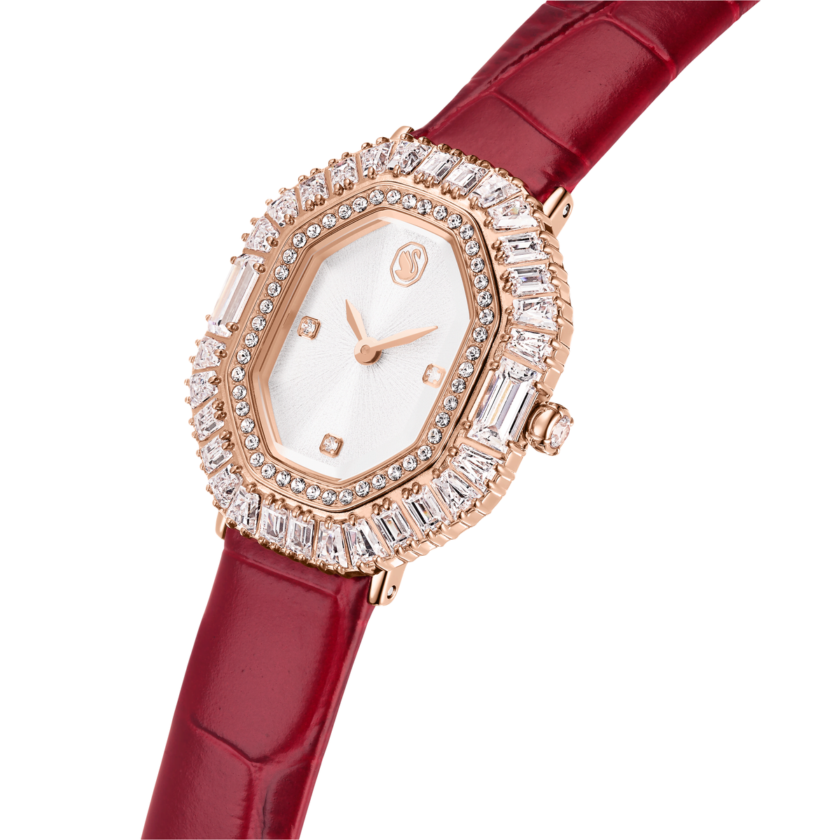 Swarovski Montre Matrix octagon Rouge 5746375