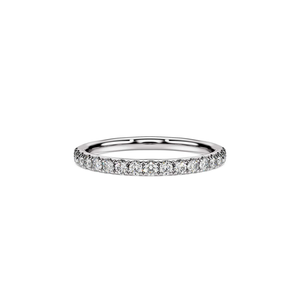 Swarovski Anneau Eternity, diamants de synthèse 0,4 ct tw, argent sterling