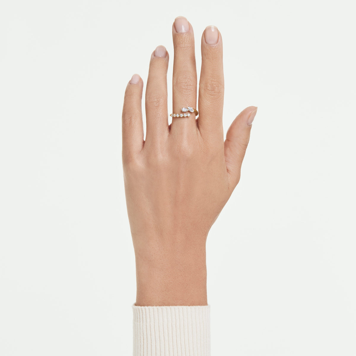 Swarovski Bague ouverte Mesmera Blanc 5747969