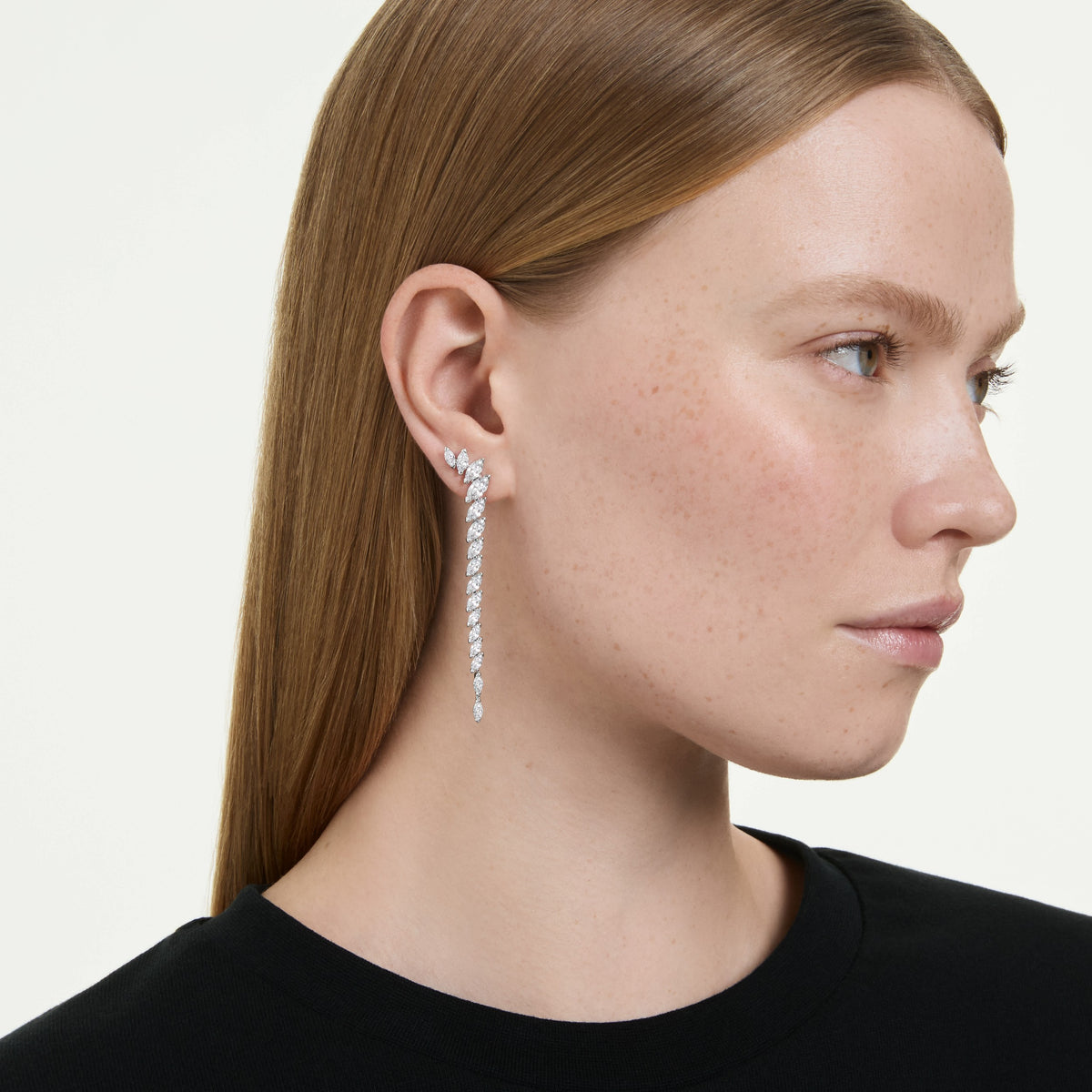 Swarovski Boucles d'oreilles Mesmera Blanc 5748006