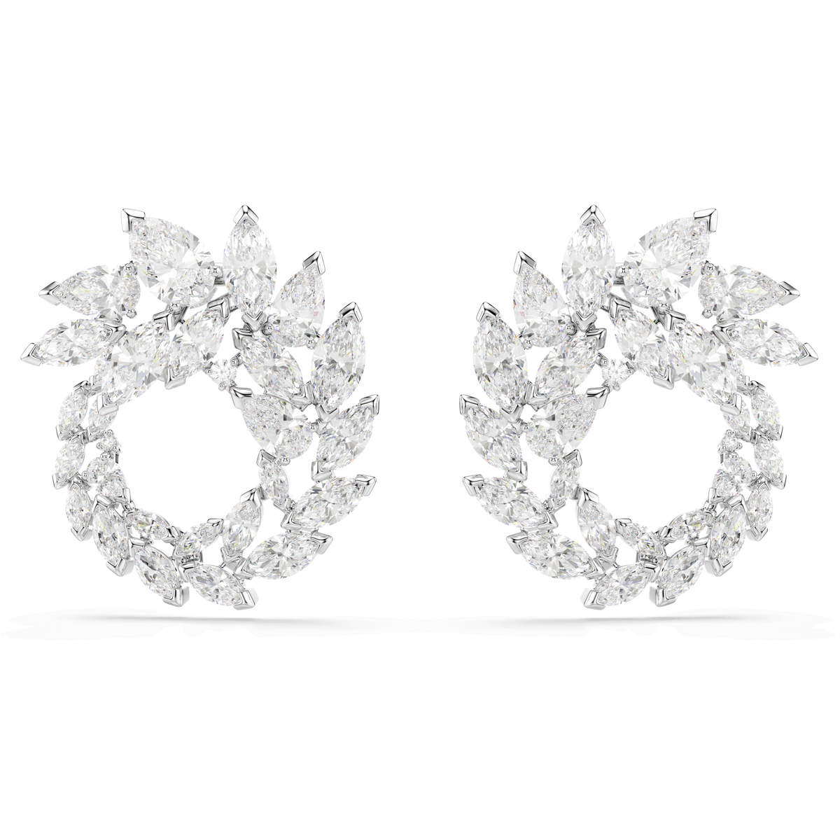 Swarovski Anneaux d'oreilles Mesmera Blanc 5748008