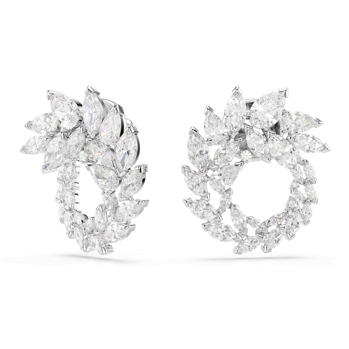 Swarovski Anneaux d'oreilles Mesmera Blanc 5748008