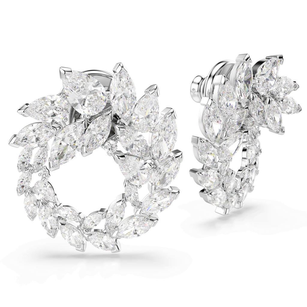 Swarovski Anneaux d'oreilles Mesmera Blanc 5748008