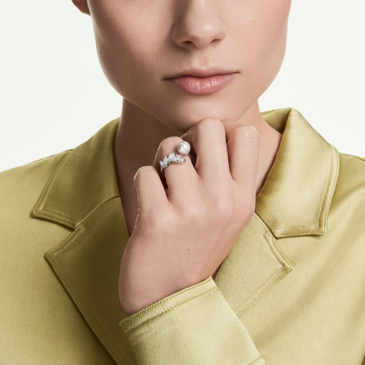 Swarovski Bague ouverte Mesmera Blanc 5748010