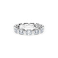 Swarovski Anneau Octagon, diamants de synthèse 2,8 ct tw, or blanc 18 carats