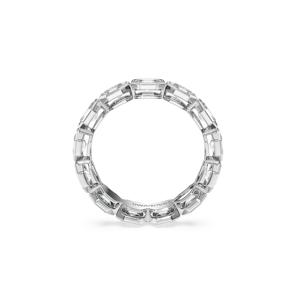 Swarovski Anneau Octagon, diamants de synthèse 2,8 ct tw, or blanc 18 carats