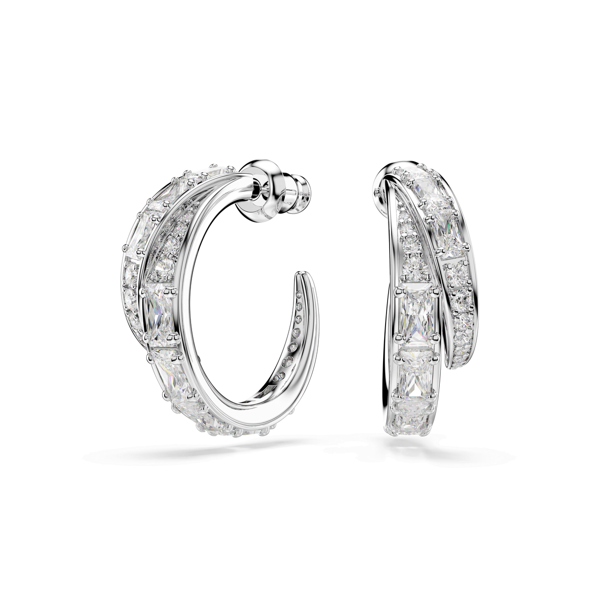 Swarovski Anneaux d'oreilles Vienna Blanc 5749069
