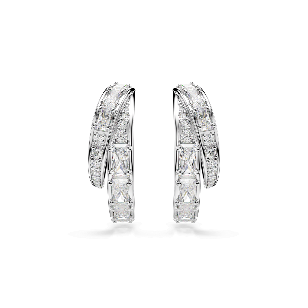 Swarovski Anneaux d'oreilles Vienna Blanc 5749069