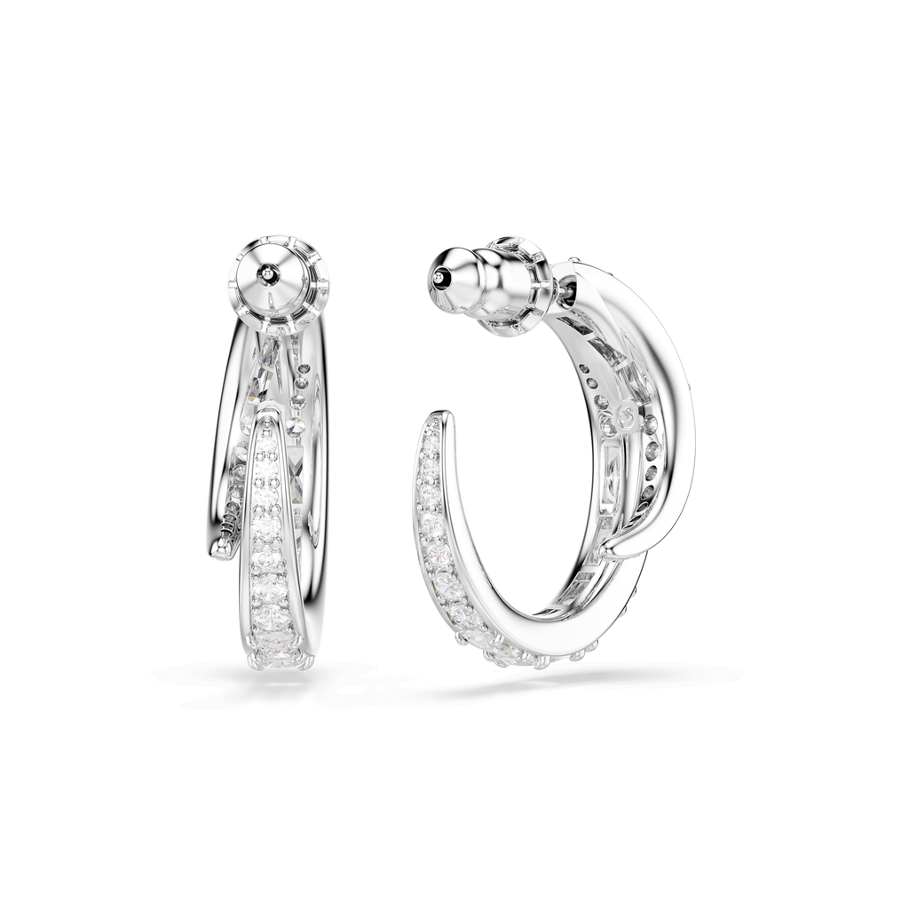 Swarovski Anneaux d'oreilles Vienna Blanc 5749069
