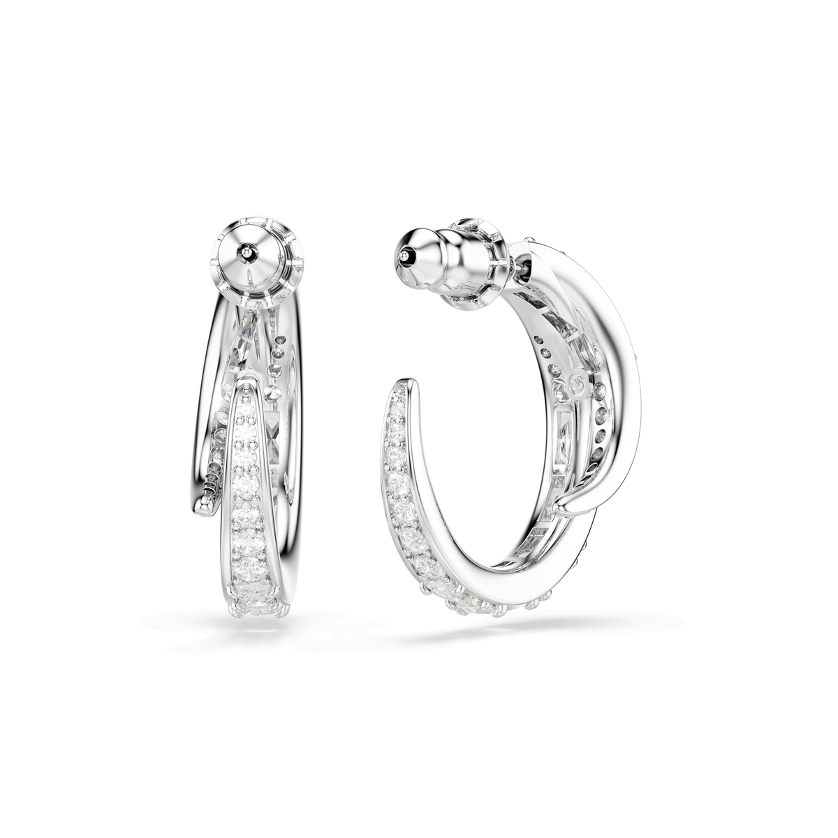 Swarovski Anneaux d'oreilles Vienna Blanc 5749069