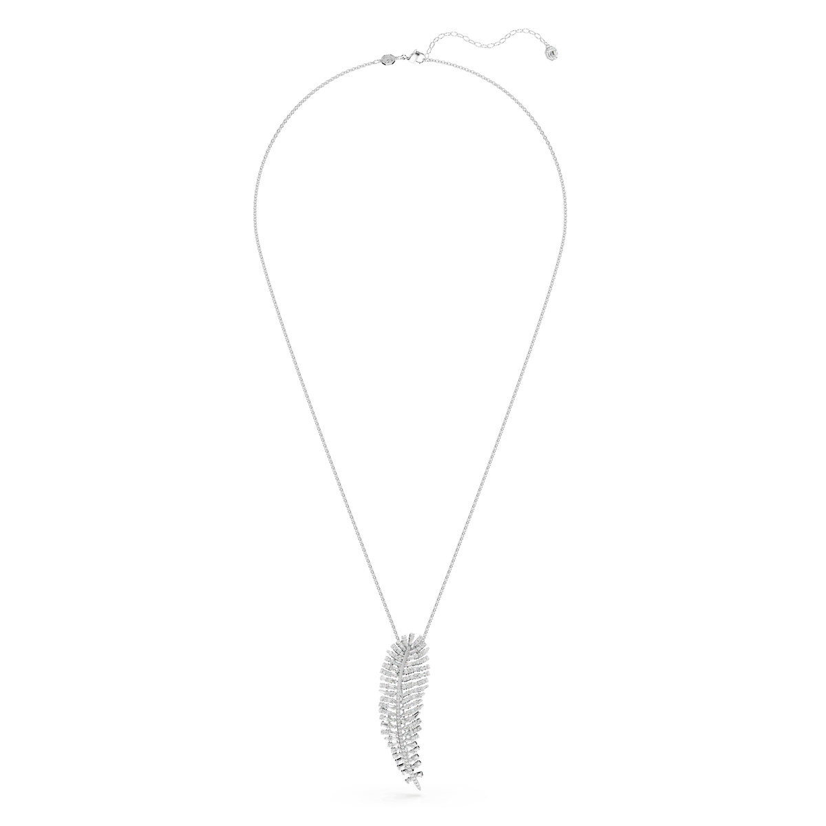 Swarovski Pendentif et broche Vienna Plume Blanc 5749209