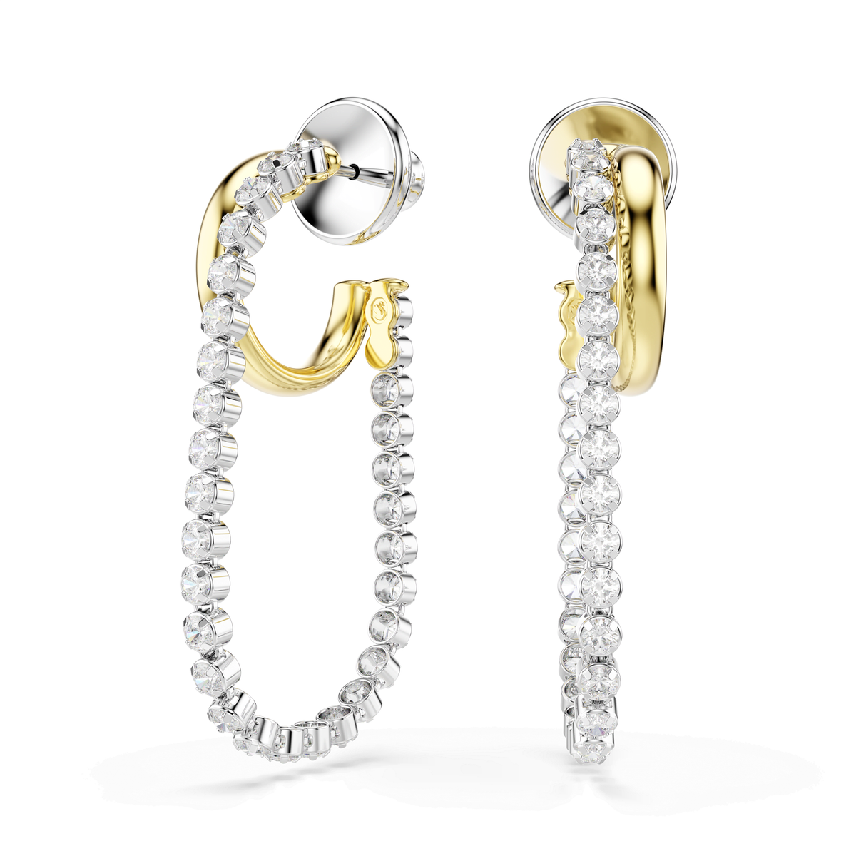 Swarovski Boucles d'oreilles Hyperbola Blanc 5749366