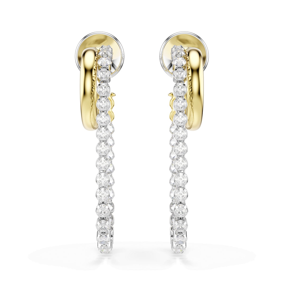 Swarovski Boucles d'oreilles Hyperbola Blanc 5749366