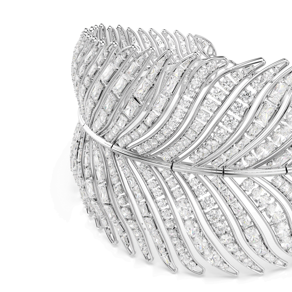 Swarovski Ras-de-cou Vienna Plume Blanc 5749377