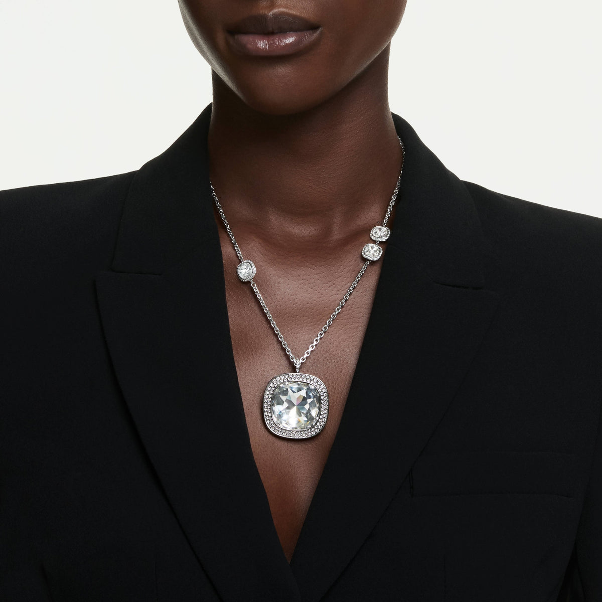 Swarovski Pendentif et broche Una Angelic Blanc 5751324
