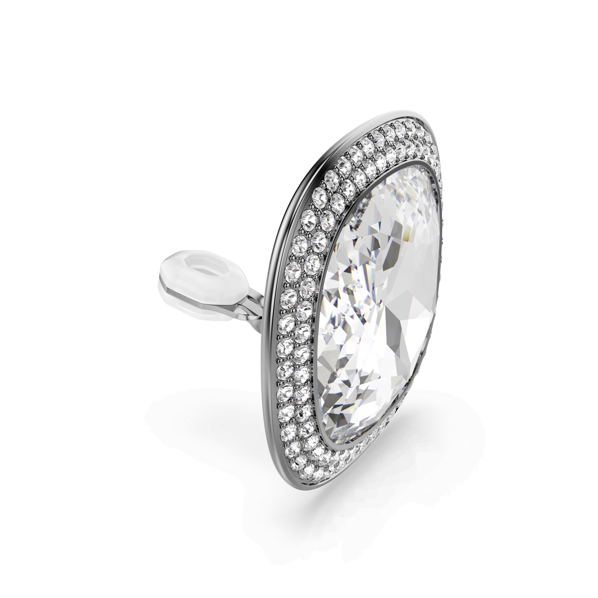 Swarovski Boucles d'oreilles clip Una Angelic Blanc 5751325