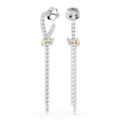 Swarovski Pendants d'oreilles Hyperbola nœud Blanc 5752866