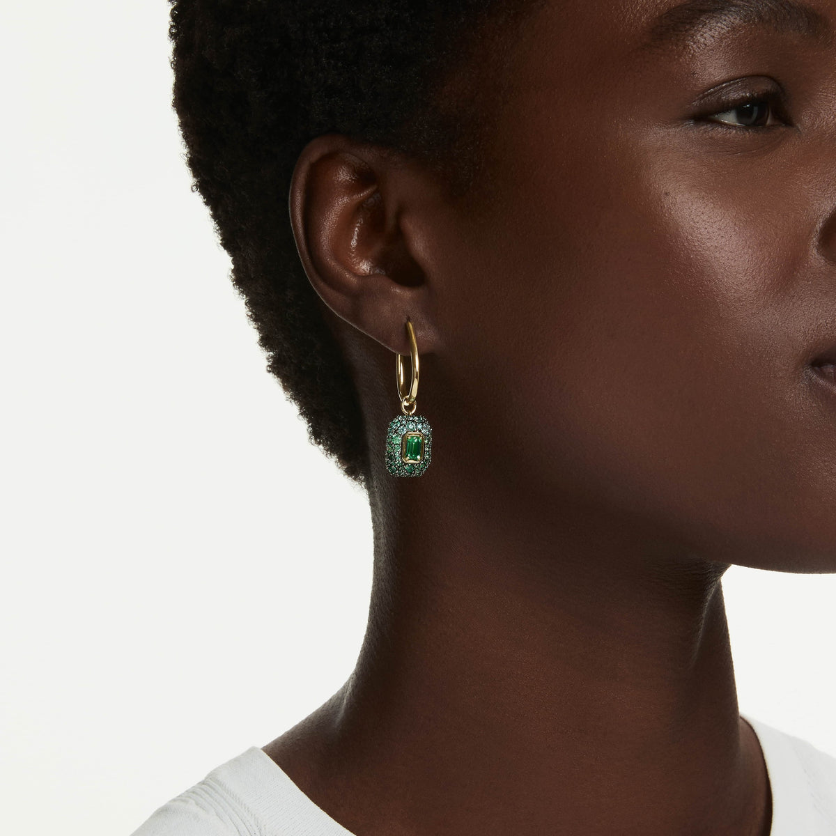 Swarovski Pendants d'oreilles Sublima Vert 5752890