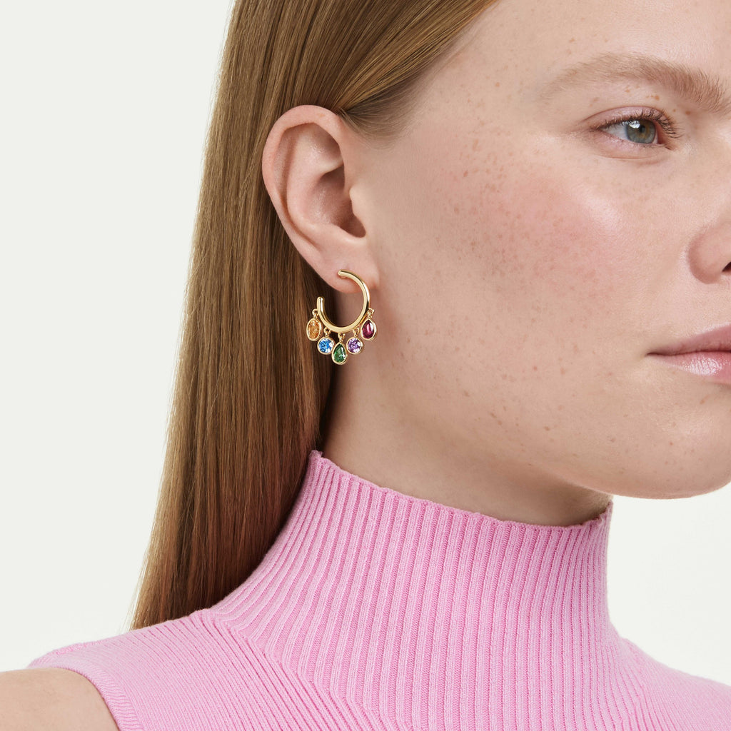 Swarovski Anneaux d'oreilles Imber Multicolore 5753263