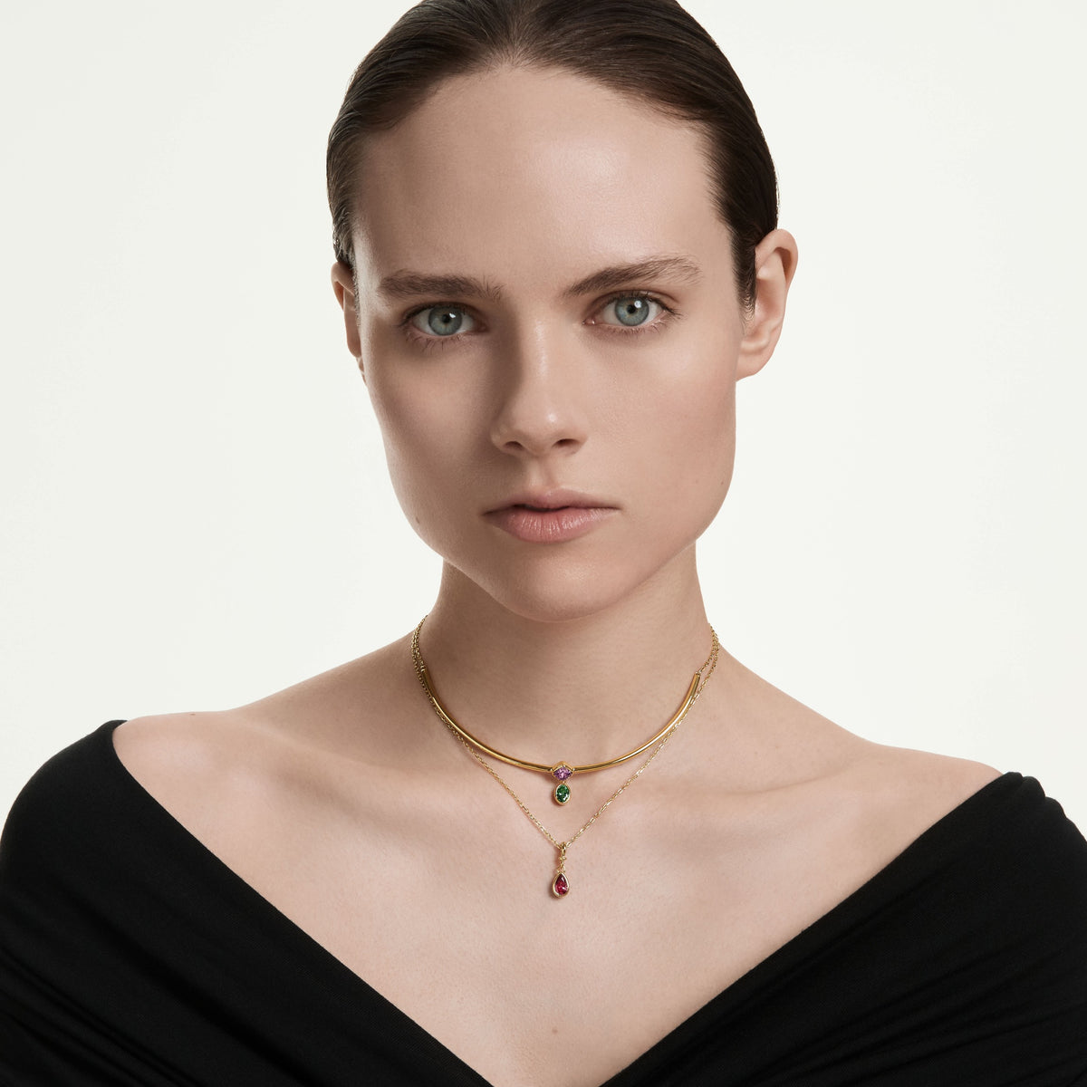 Swarovski Collier multi rangs Imber Multicolore 5753273