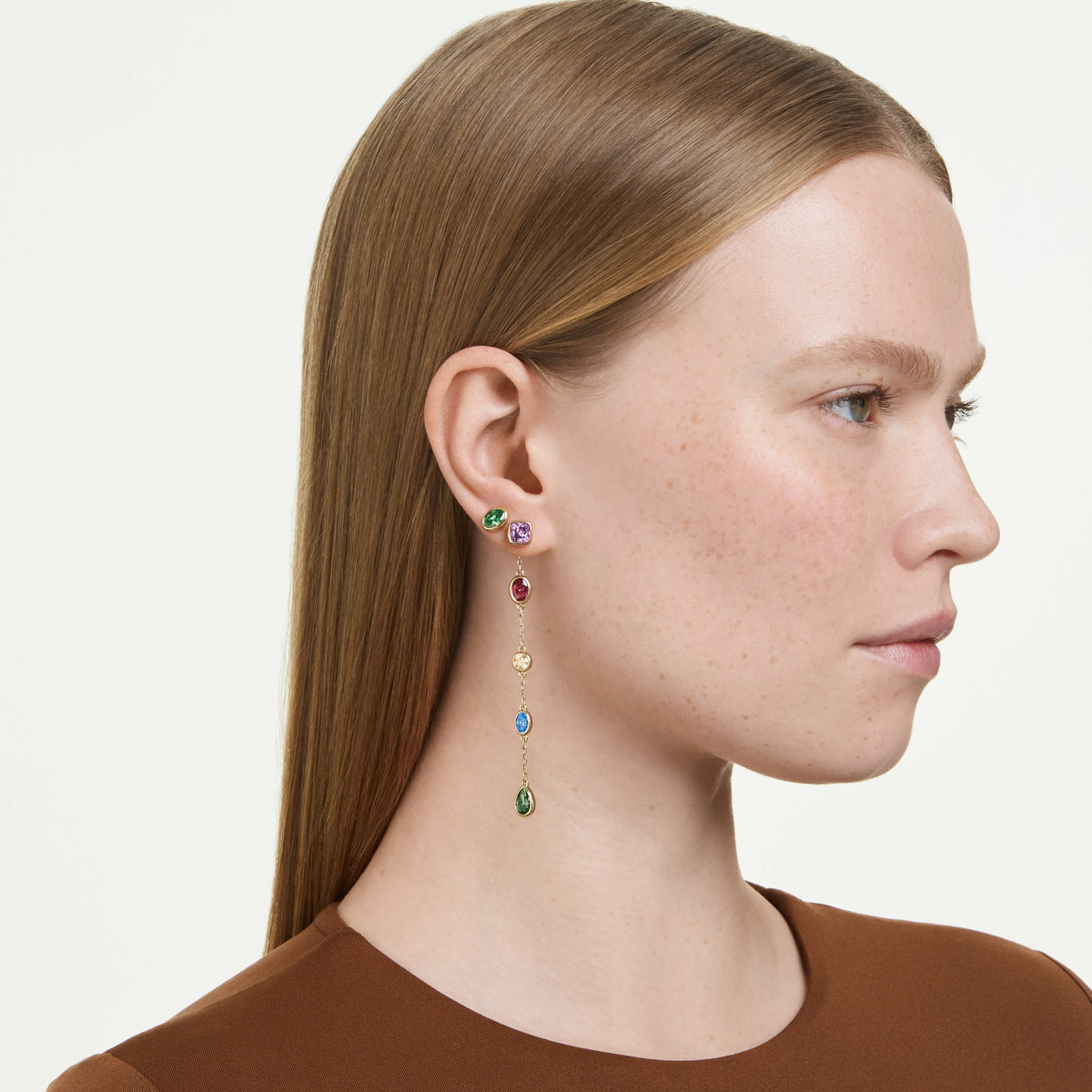 Swarovski Pendants d'oreilles Imber Multicolore 5753289