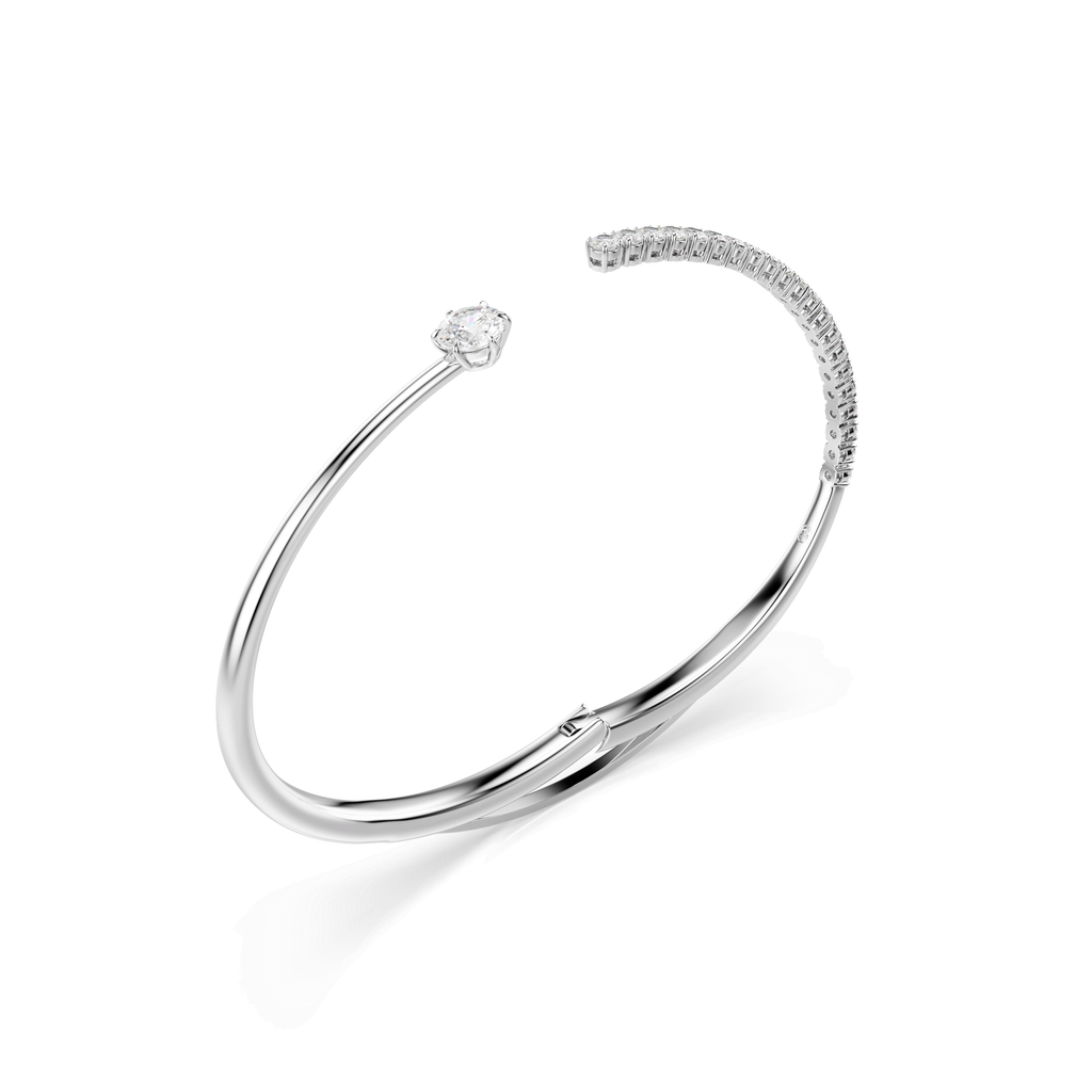 Swarovski Bracelet-jonc Matrix Blanc 5753570