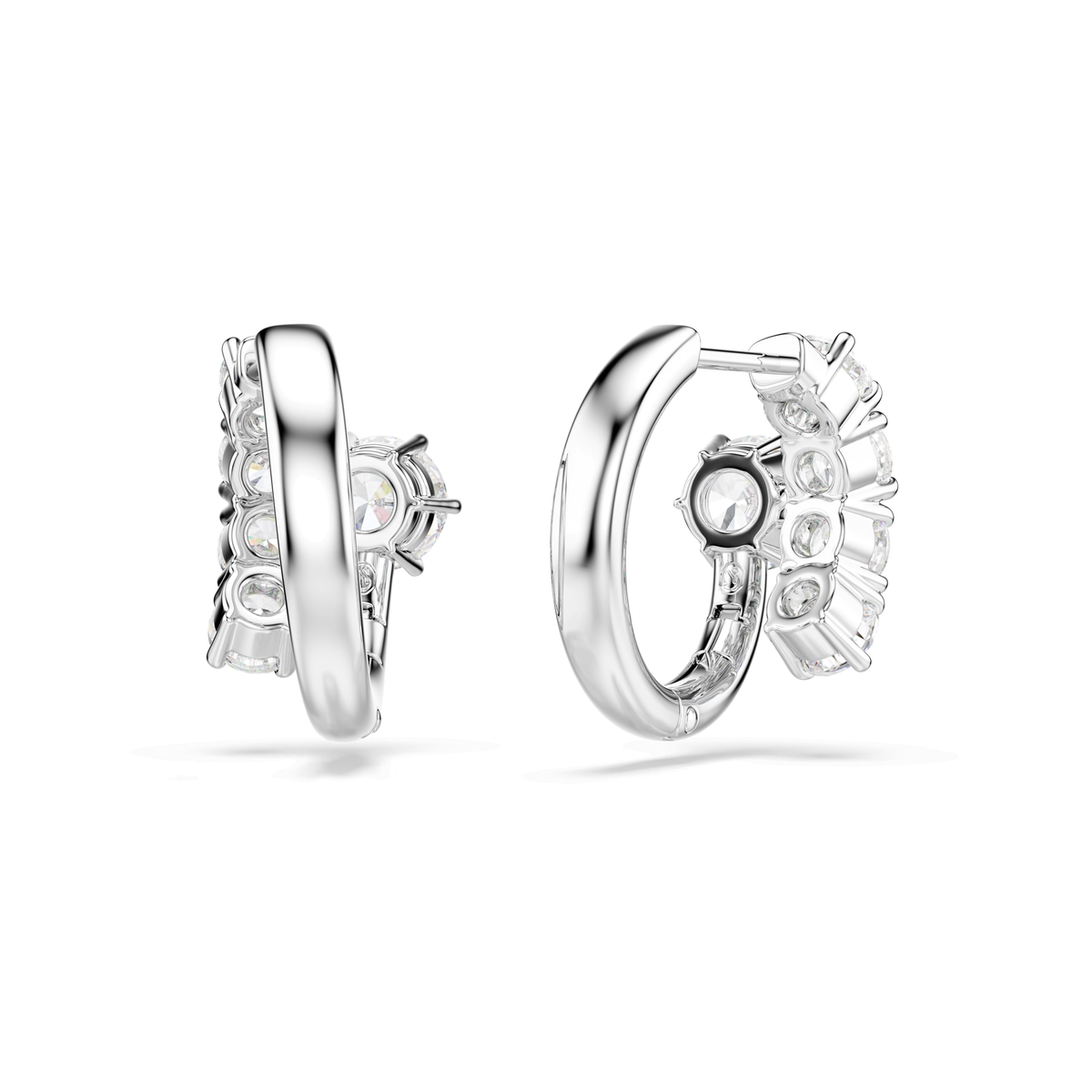 Swarovski Anneaux d'oreilles Matrix Blanc 5753572