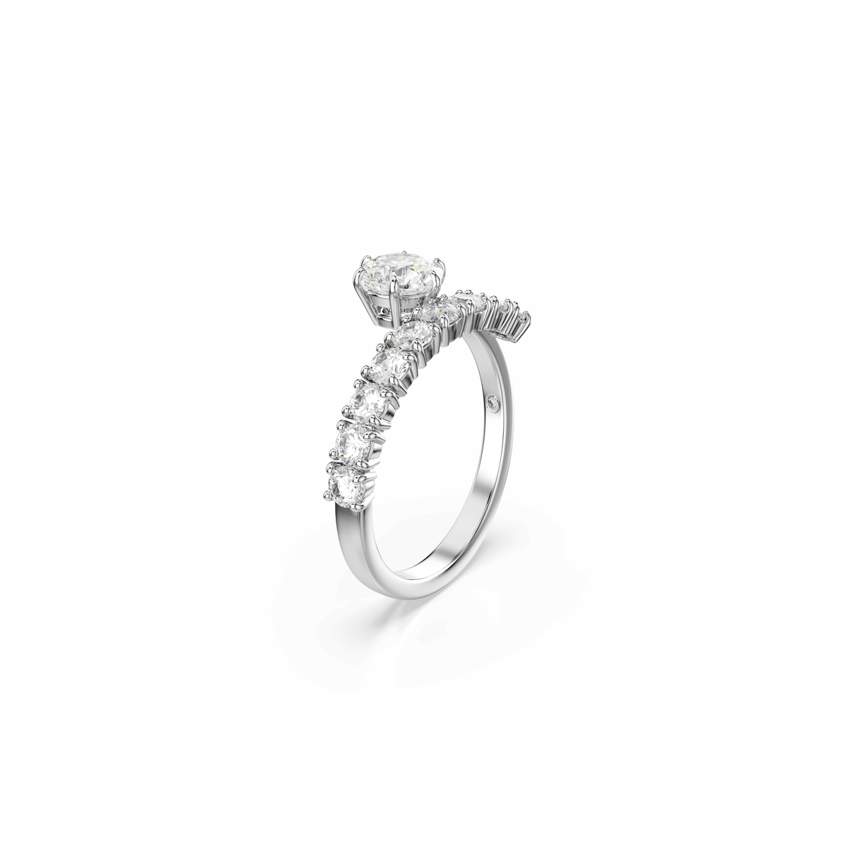 Swarovski Bague ouverte Matrix Blanc 5753573