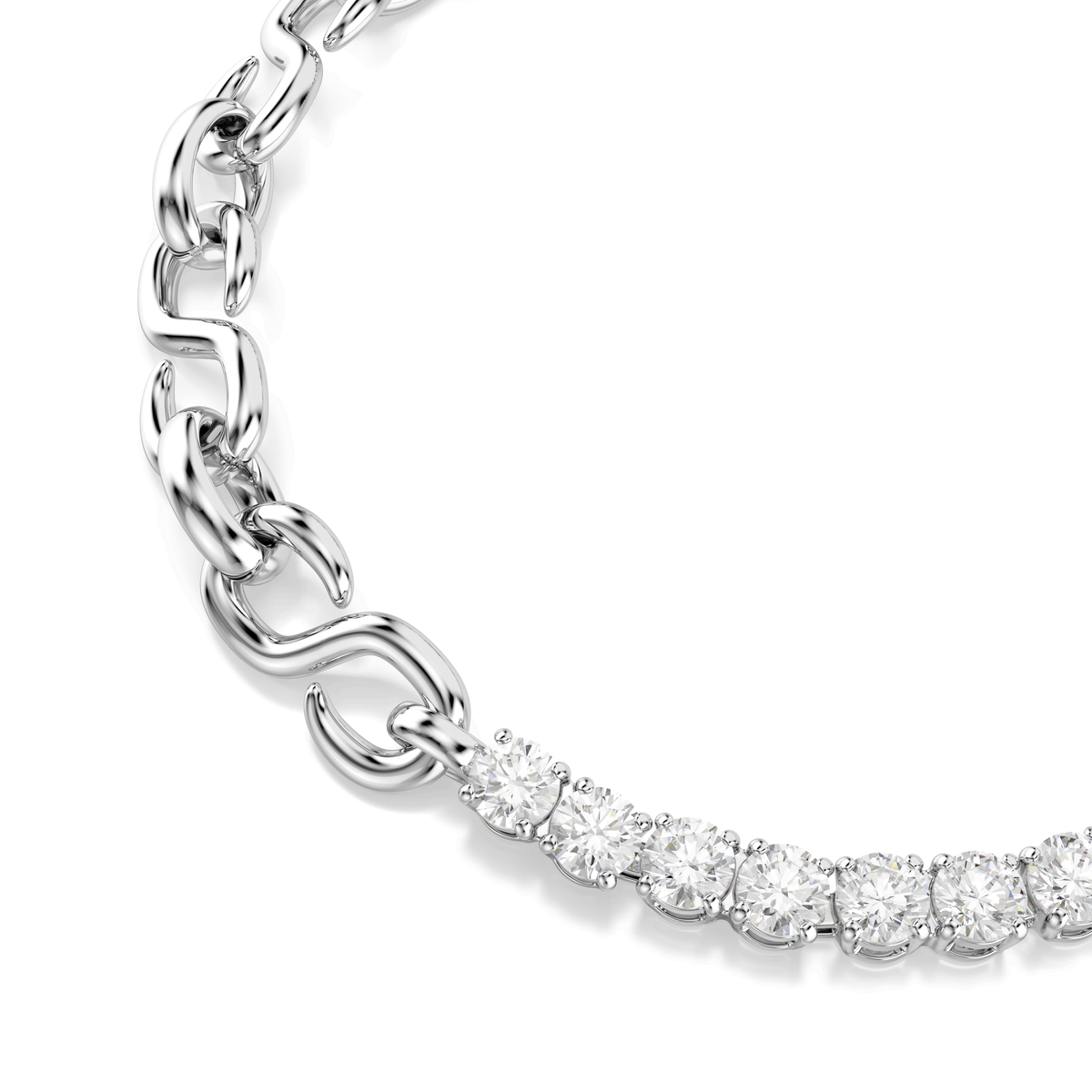 Swarovski Bracelet Matrix Blanc 5753926