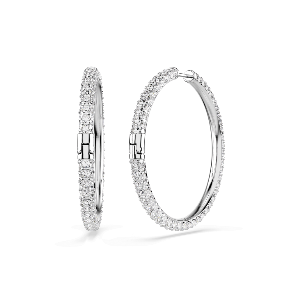 Swarovski Anneaux d'oreilles Dextera Blanc 5754156