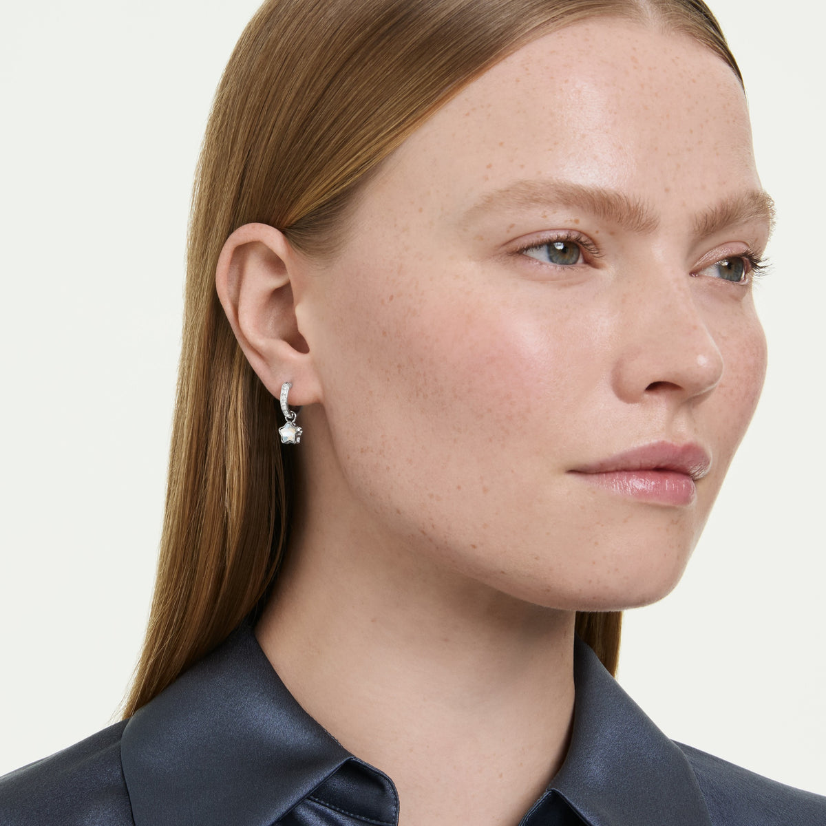 Swarovski Pendants d'oreilles Chroma Étoile Blanc 5754172
