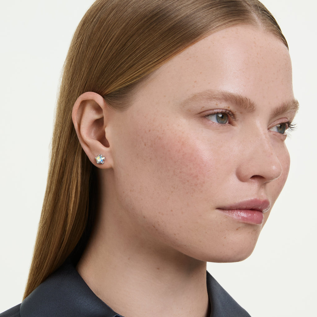 Swarovski Boucles d'oreilles Chroma Étoile Blanc 5754184