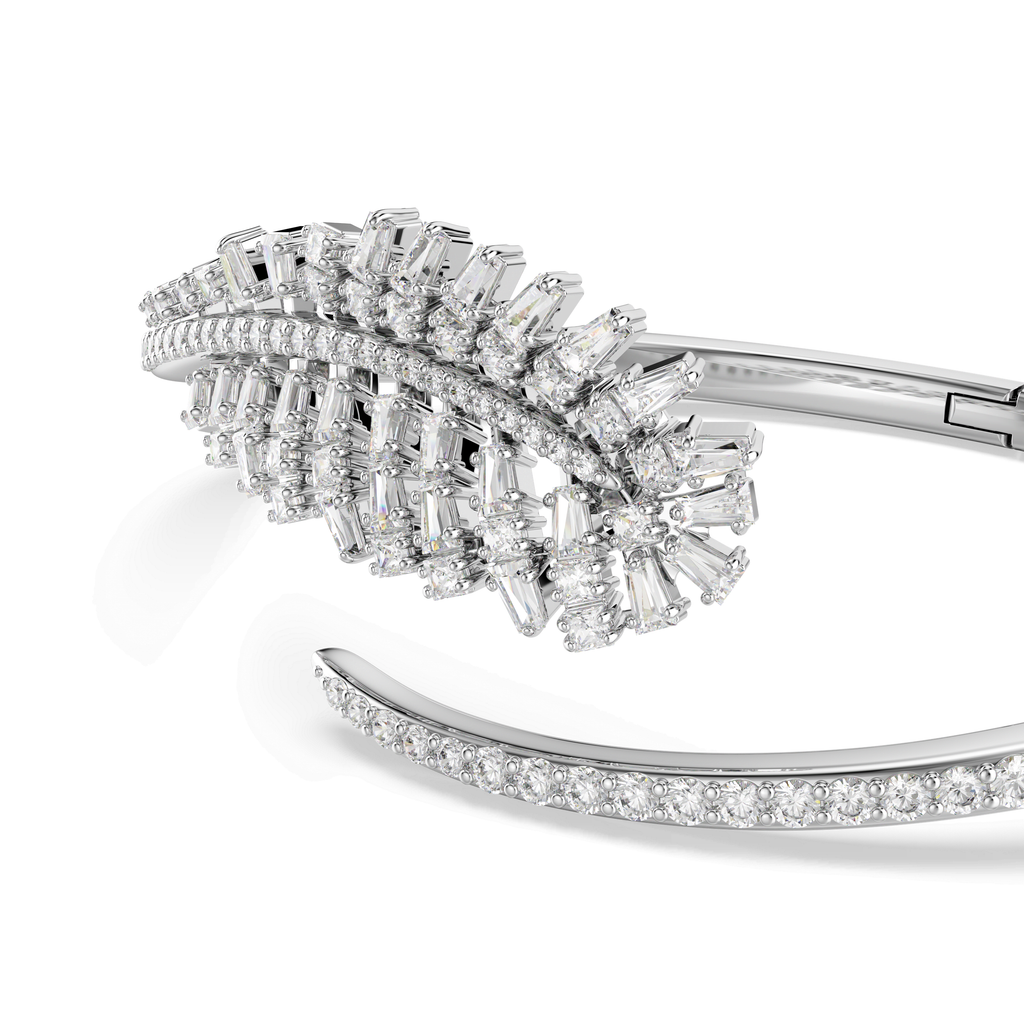 Swarovski Bracelet-jonc Vienna Plume Blanc 5754274