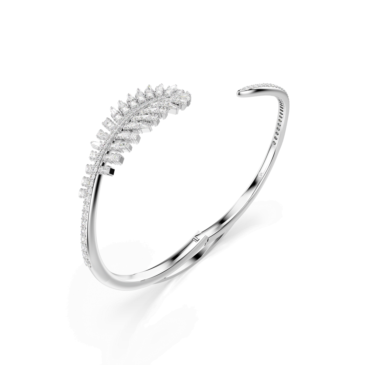 Swarovski Bracelet-jonc Vienna Plume Blanc 5754274