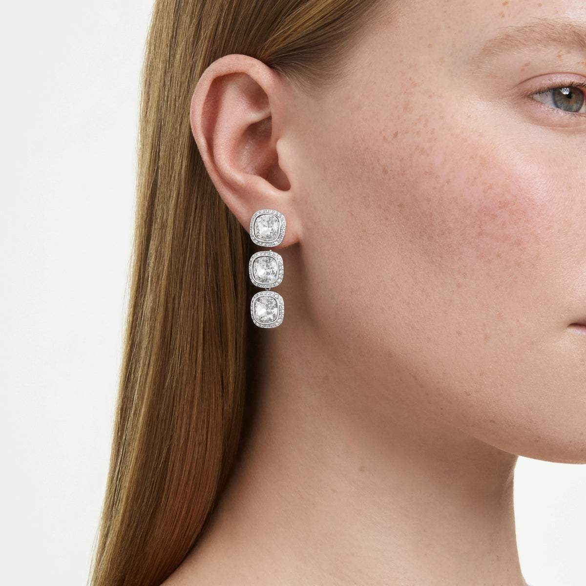Swarovski Boucles d'oreilles Una Angelic Blanc 5754342