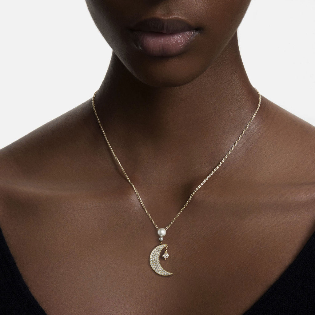 Swarovski Pendentif Symbolica Lune Blanc 5754382