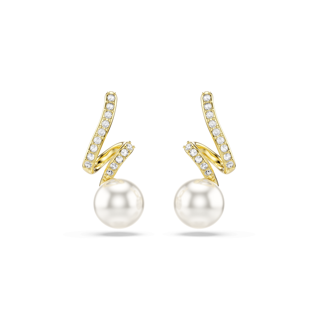 Swarovski Boucles d'oreilles Gabriella Blanc 5754386