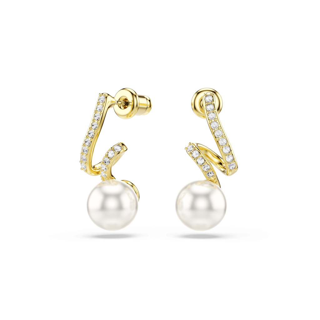 Swarovski Boucles d'oreilles Gabriella Blanc 5754386