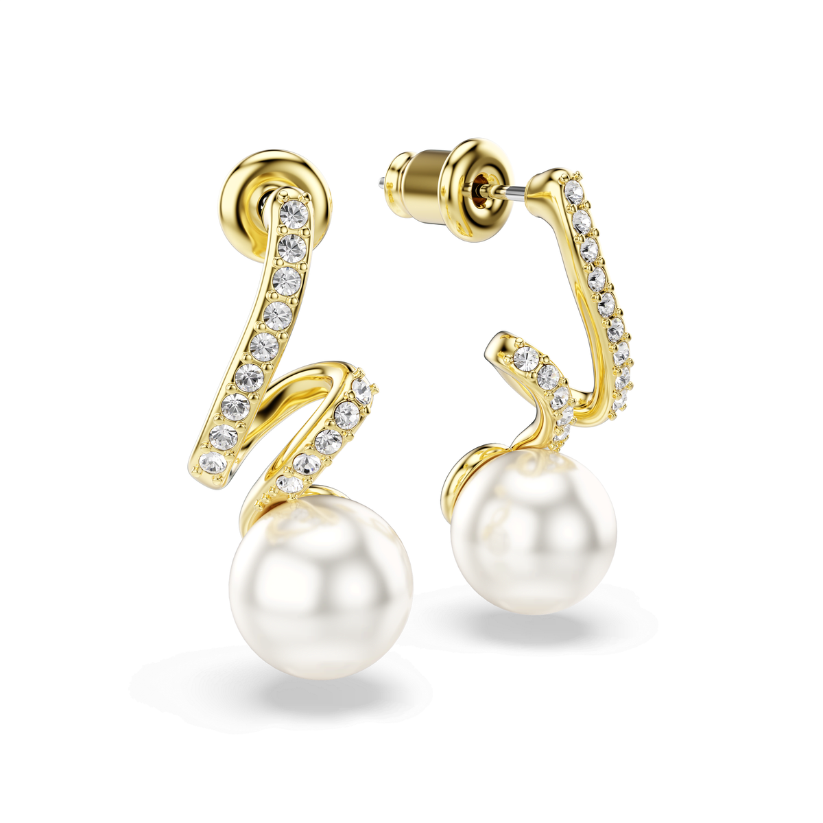 Swarovski Boucles d'oreilles Gabriella Blanc 5754386