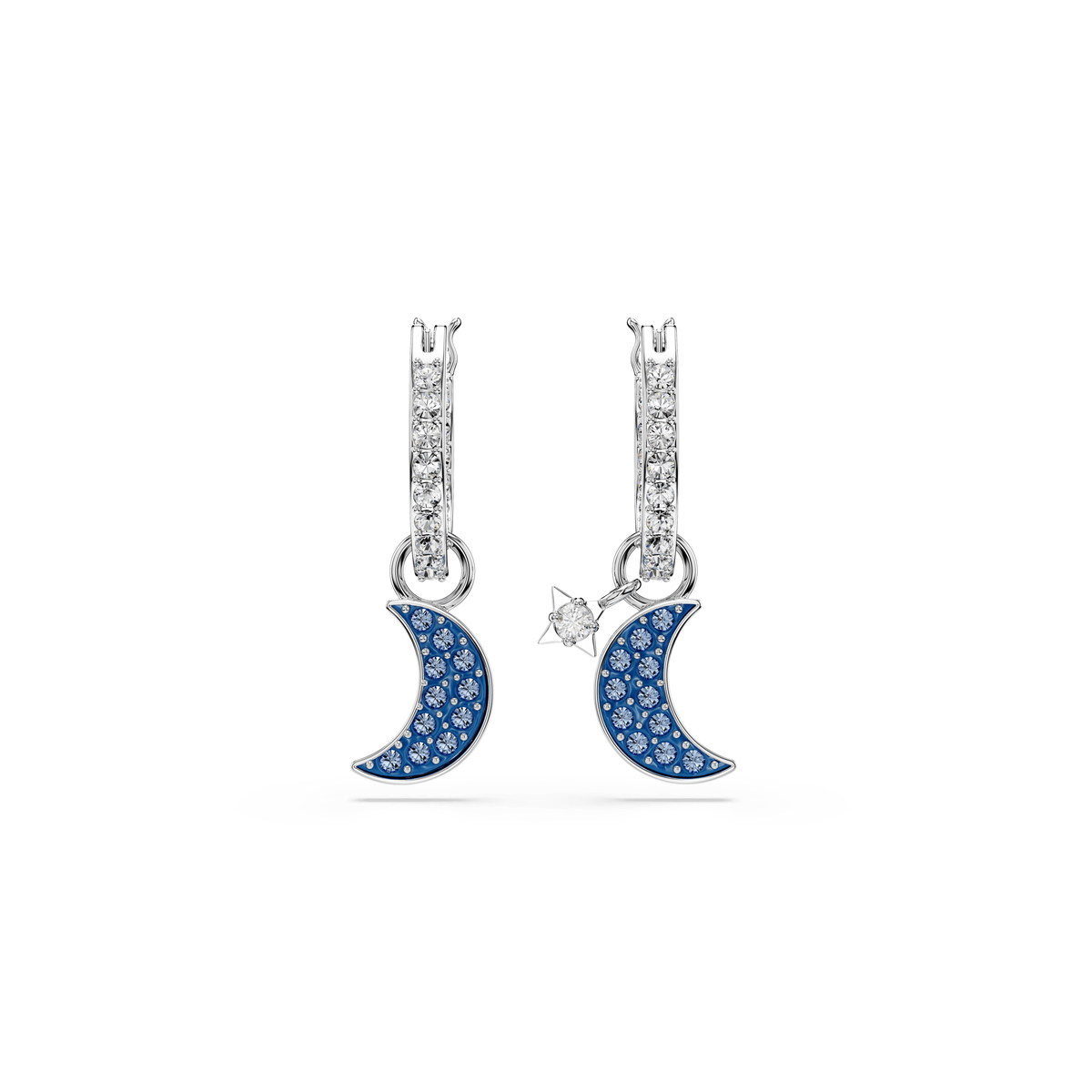 Swarovski Pendants d'oreilles Symbolica Lune Bleu 5754387