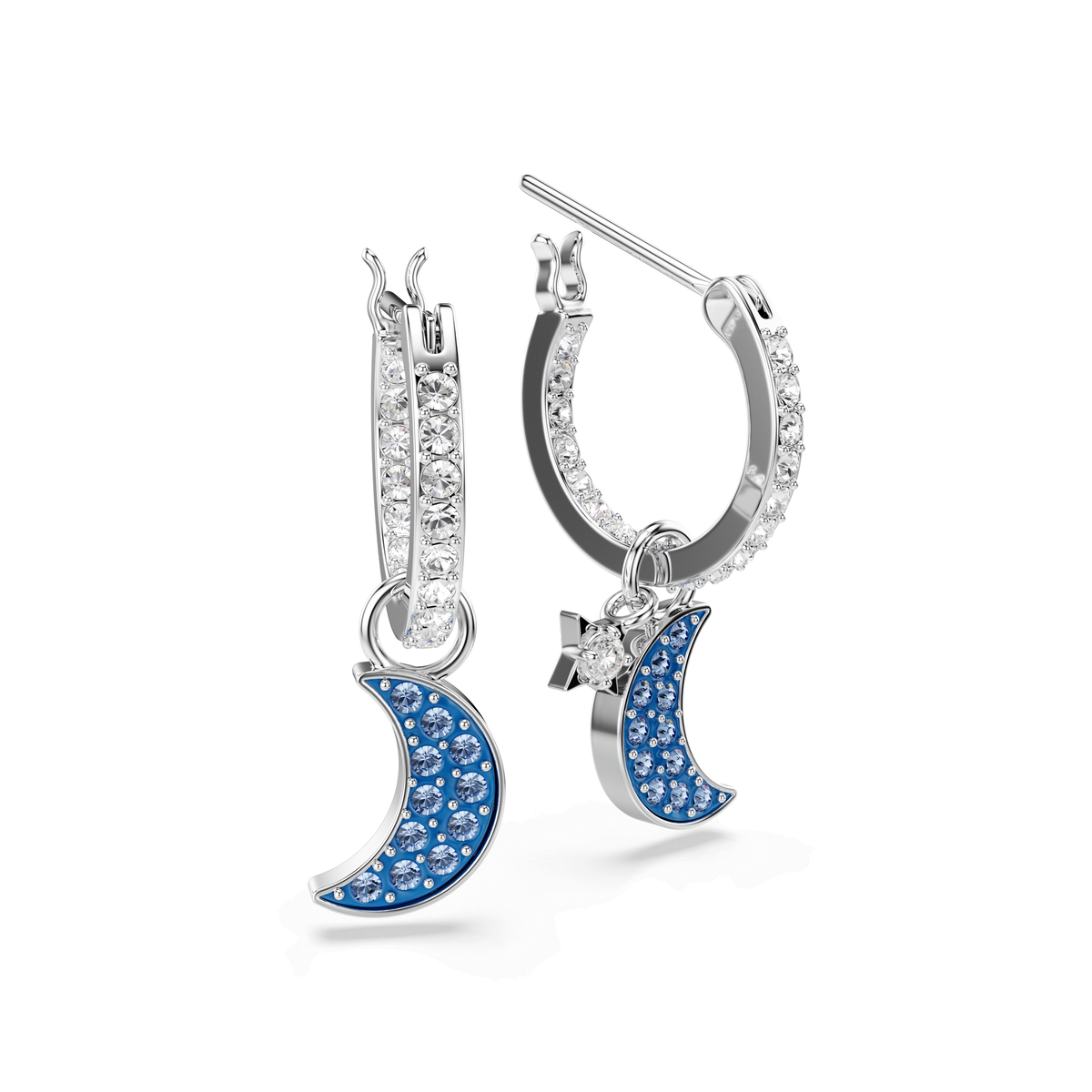 Swarovski Pendants d'oreilles Symbolica Lune Bleu 5754387