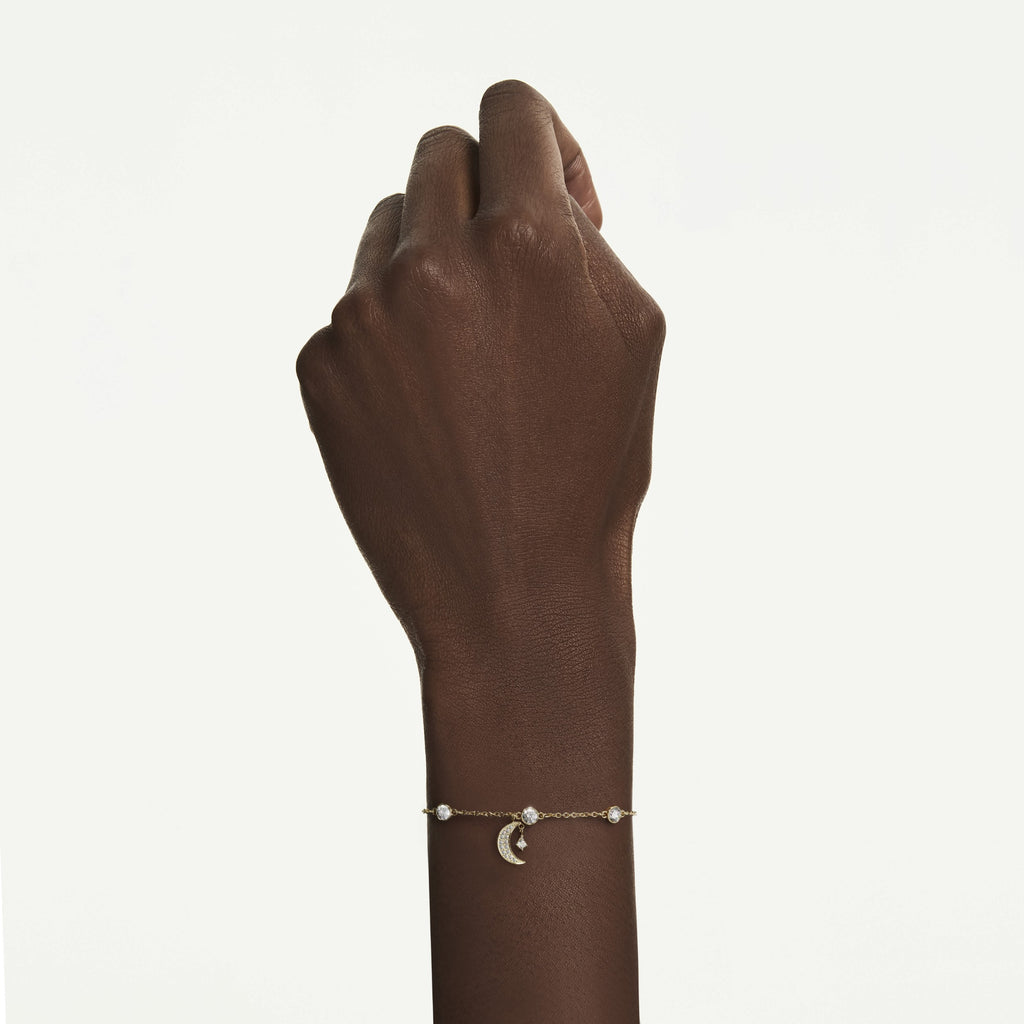 Swarovski Bracelet Symbolica Lune Blanc 5754389