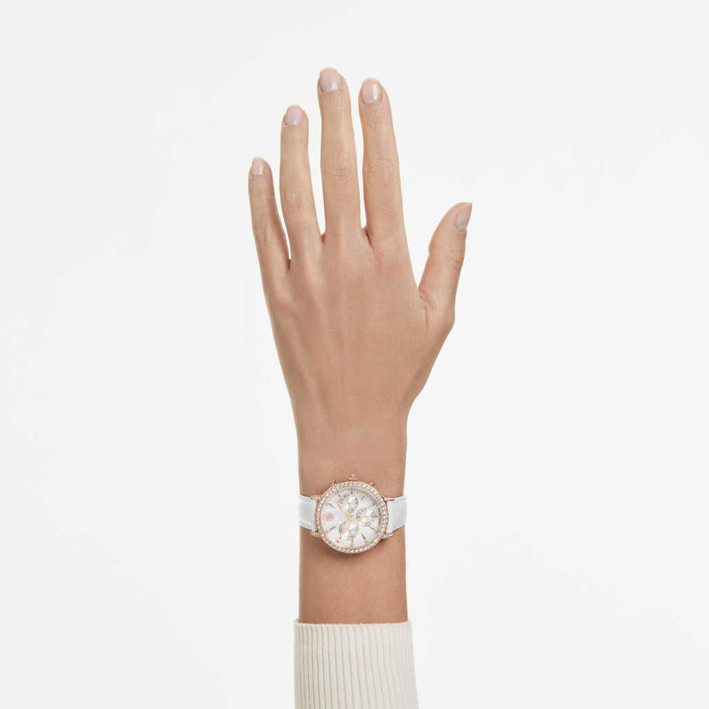 Swarovski Montre Matrix tennis chrono Blanc 5754536
