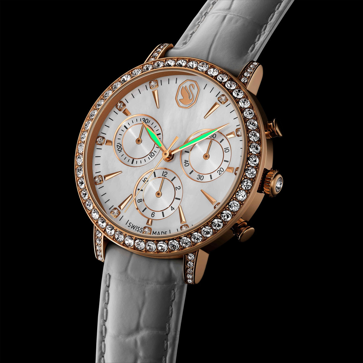 Swarovski Montre Matrix tennis chrono Blanc 5754536