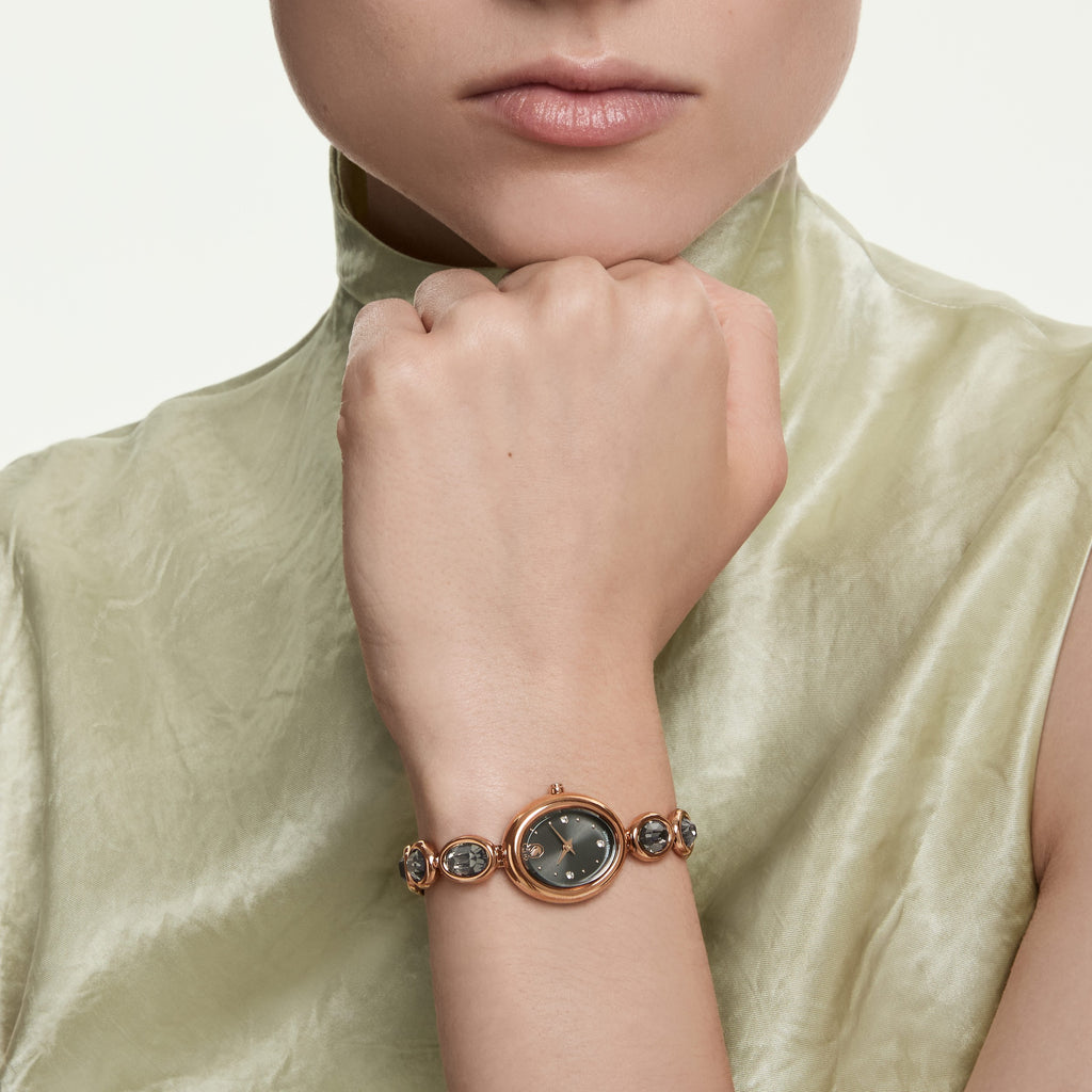 Swarovski Montre Imber oval Noir 5754814