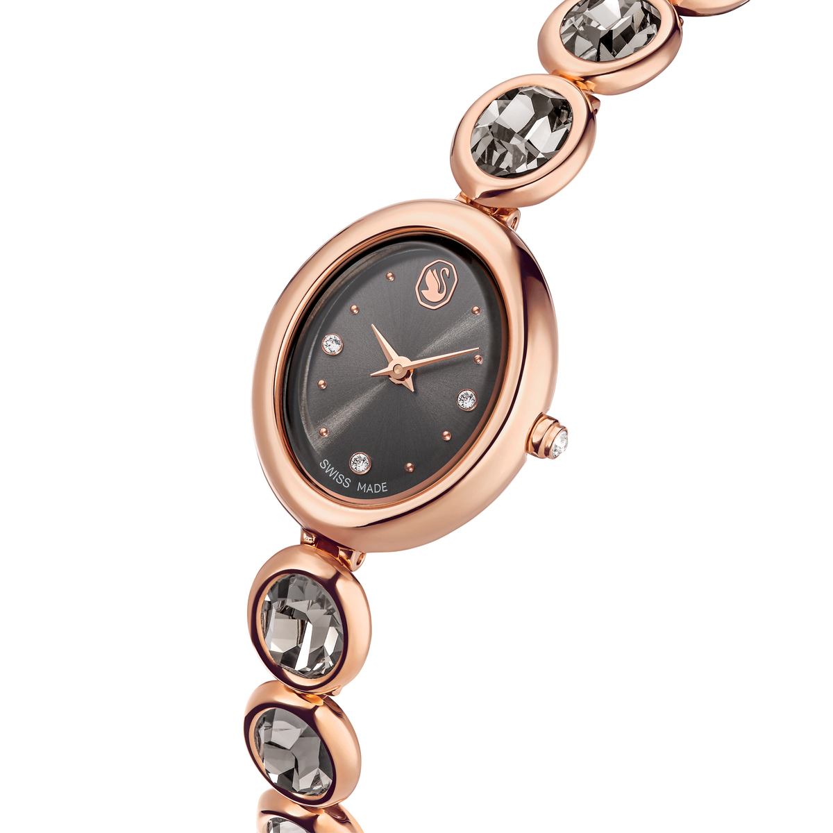 Swarovski Montre Imber oval Noir 5754814