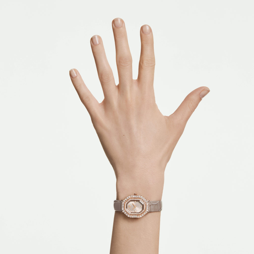 Swarovski Montre Matrix octagon Beige 5755686