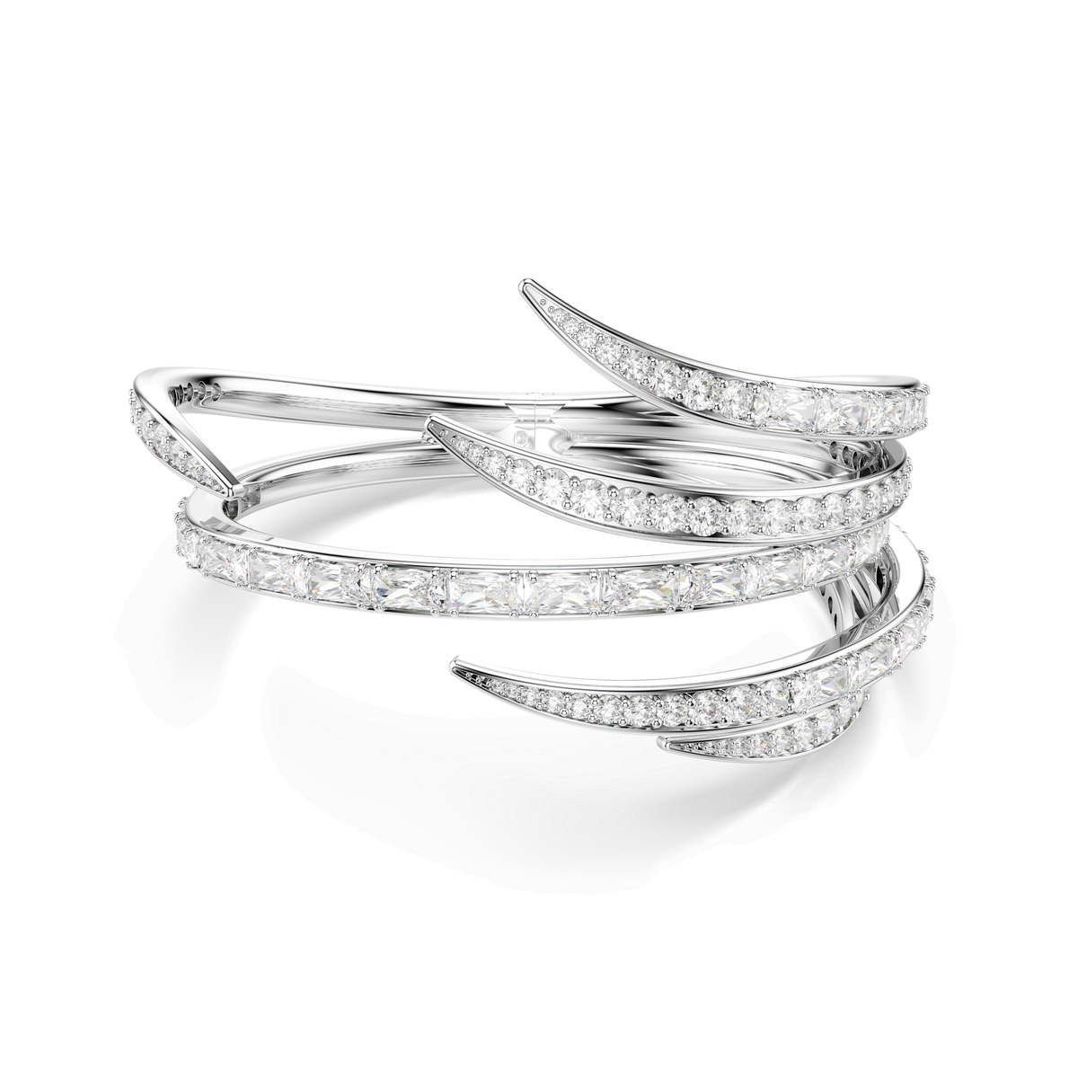 Swarovski Bracelet-jonc Vienna Plume Blanc 5756047